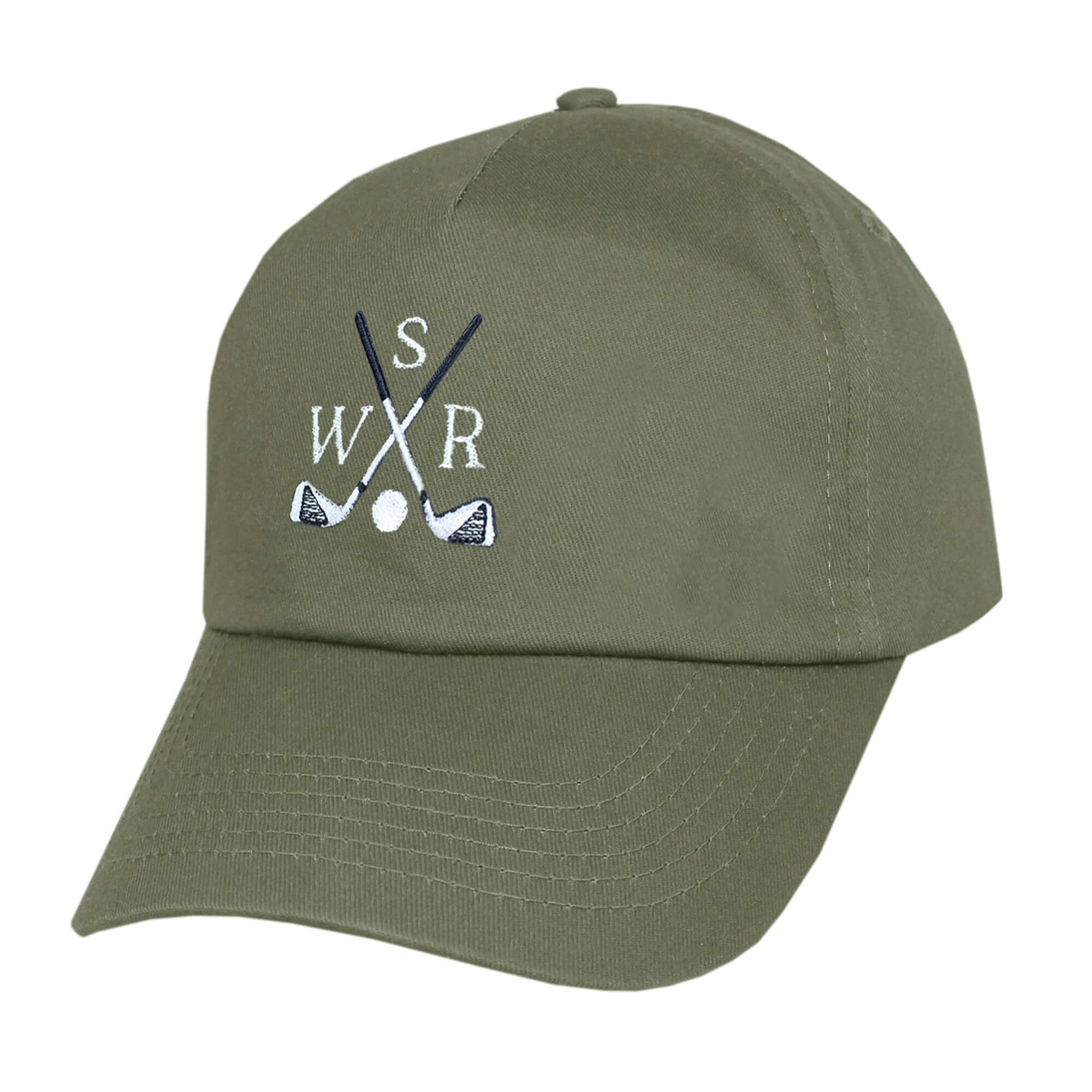 Personalised Embroidered Golf Initial Men's Cap