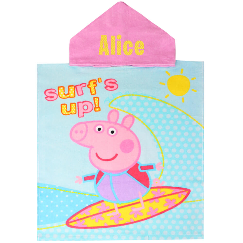 Personalised peppa 2025 pig towel